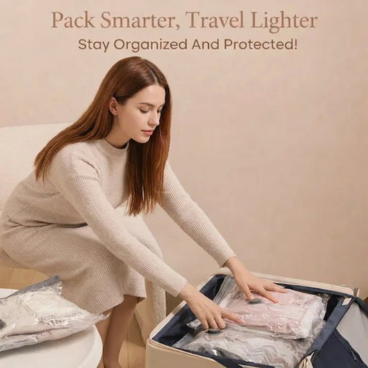 Packora Electric Vacuum Bags — Pack 2x More, No Manual Pumping